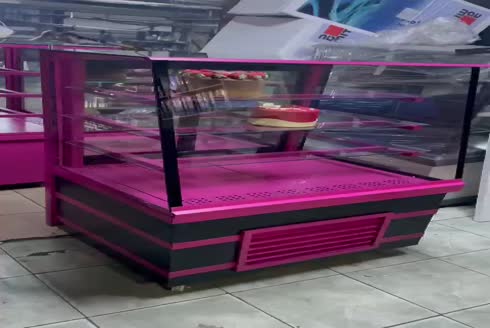 100 Cm Sürgülü Pasta Teşhir Dolabı