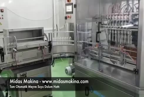 Linear Şişe Yıkama Makinası