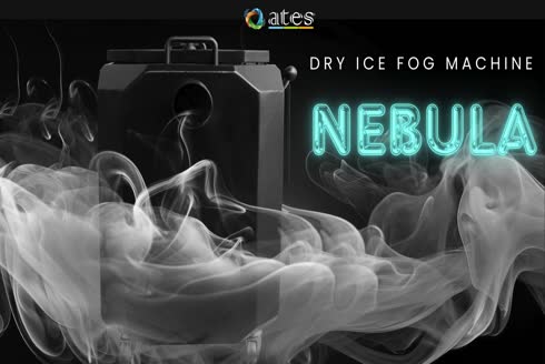 AT-1005 NEBULA Dry Ice Fog Machine Usage Video