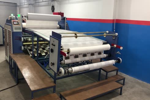 200-450 metre/saat Parça Metraj Kağıt Transfer Süblimasyon Baskı Makinesi