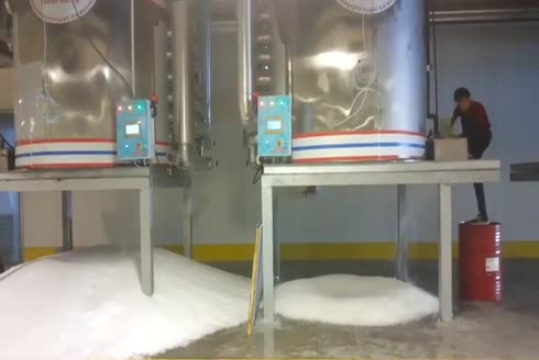 500 Kg - 30 Ton / Gün Endüstriyel Tatlı Su Yaprak Buz Makinası