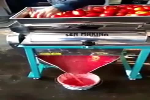 1000 Kg / Saat Salça Çekme Makinası