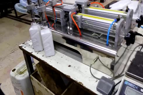 Çiğ Süt Dolum Makinası Yarı Otomatik 