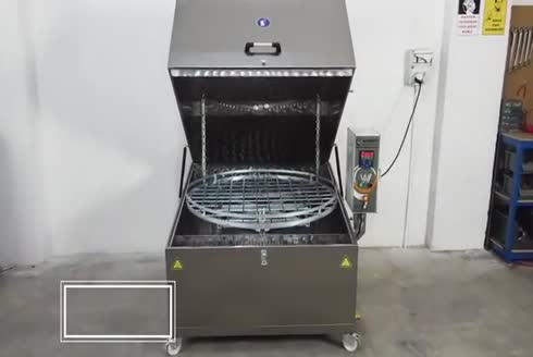 DS 1000 Rotary Basket Washing Machines Wtih Shock Absorber Manuel Opening 