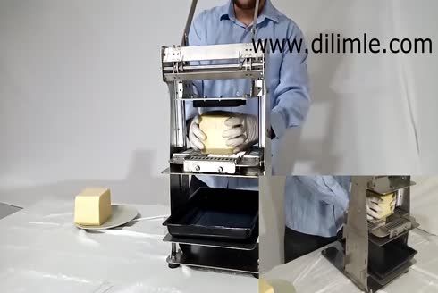 BD 15 Blok Gıda Dilimleme Makinesi 12 mm Parmak Peynir Dilimleme