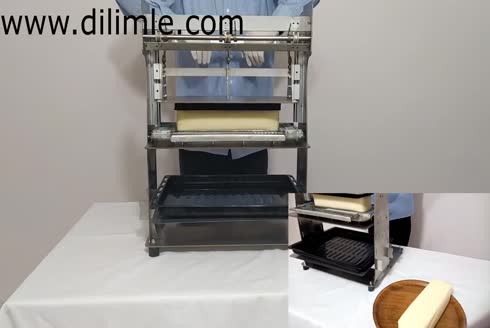 BD 30 Blok Gıda Dilimleme Makinesi 10 mm Parmak Peynir Dilimleme