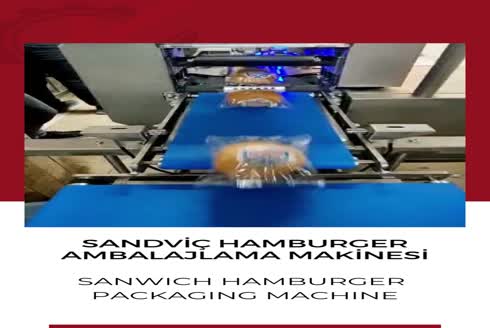 180 Paket/Dak Roll Ekmek Paketleme Makinası