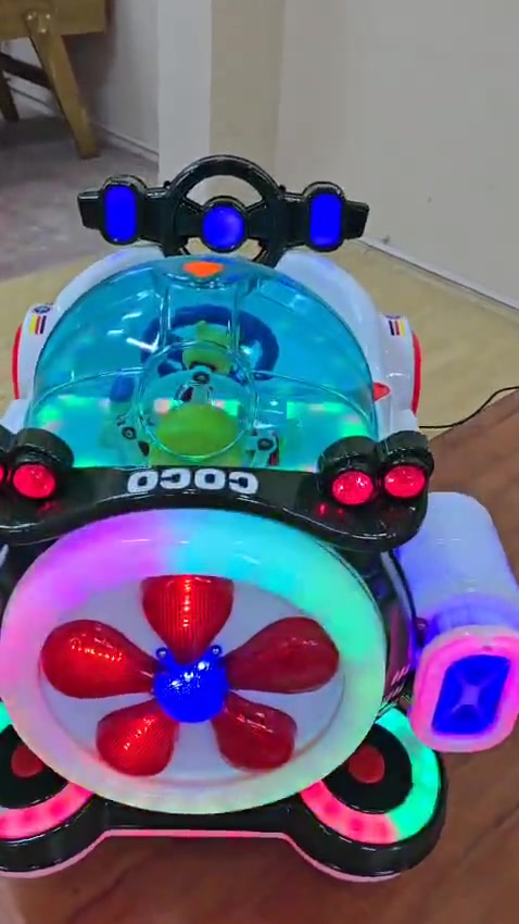 Beyaz Uzay Gemisi Kiddie Rider