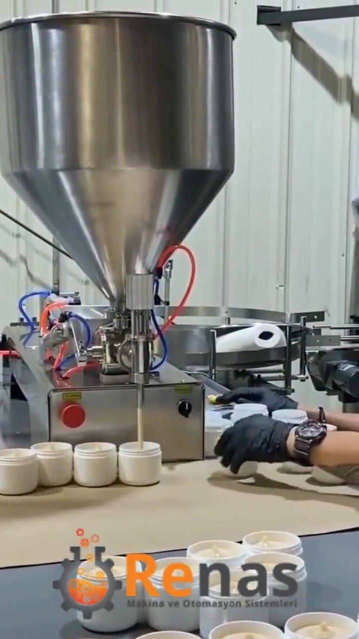 50-500 Ml Yarı Otomatik Sıvı Dolum Makinası