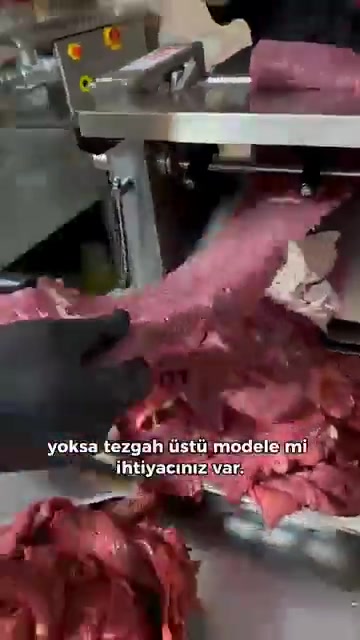 200 kg/saat Döner Eti Açma Makinesi