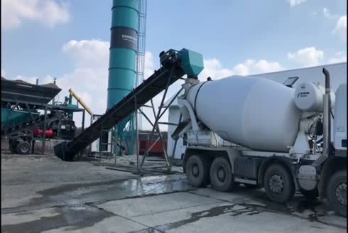 45 M³ / Saat Üretim Kapasitesi Mobil Beton Santrali