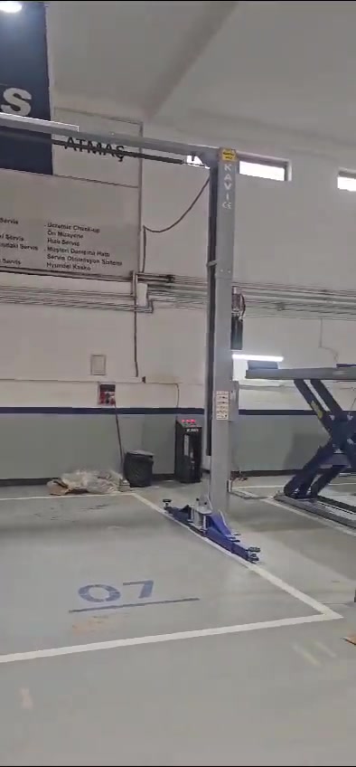 4 Ton Chassisless Electrohydraulic 2 Column Lift