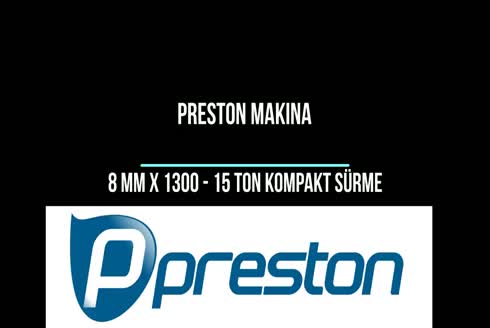 8x1300 mm Kompakt Sürücülü Pres Besleme Sistemi