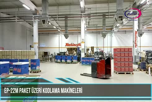 Paket Üzeri Kutu Koli Kodlama Makinası