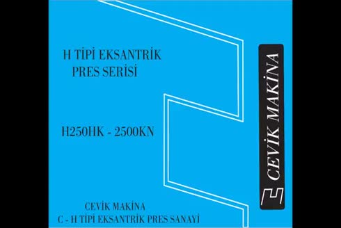 Çevik Makine C-H Tipi Eksantrik Pres Sanayi