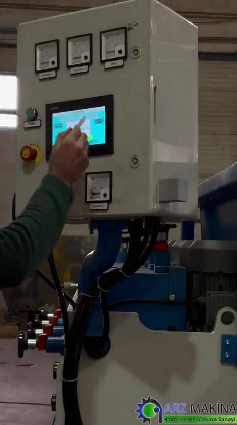 5 Kafalı Çıta Camı Rodaj Makinası