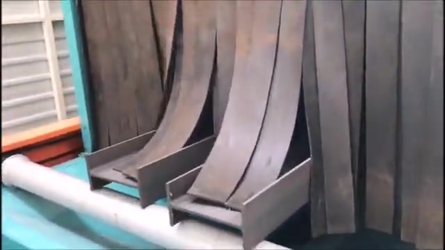 1500mm 12 Türbinli Yatay Kontinü Kumlama Makinası