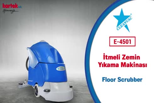 BYM4501 Yürütme Motorlu Akülü Zemin Yıkama Makinası  