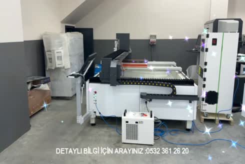 Cam Kumlama Fiber Lazer Makinası-120 Watt
