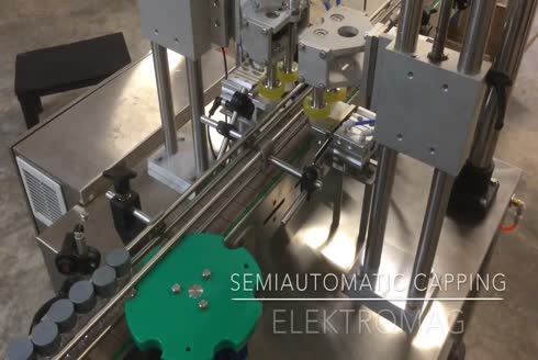 Yarı Otomatik Kapak Kapatma Makinesi