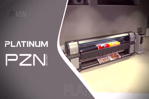 4 - 8 Kafalı 3200 mm Solvent Dijital Baskı Makinası