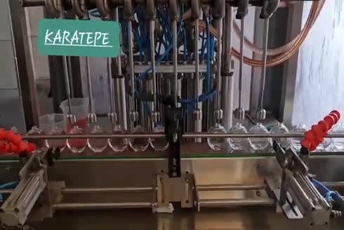10 Nozullu Hat Otomatik Sıvı Dolum Makinası