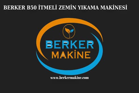 B50 Akülü İticili Zemin Yıkama Makinası