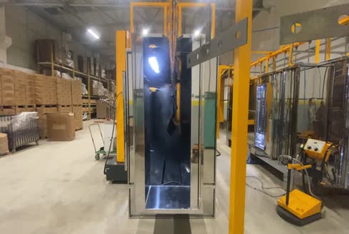Electric Twin Type Electrostatic Powder Coating Booth