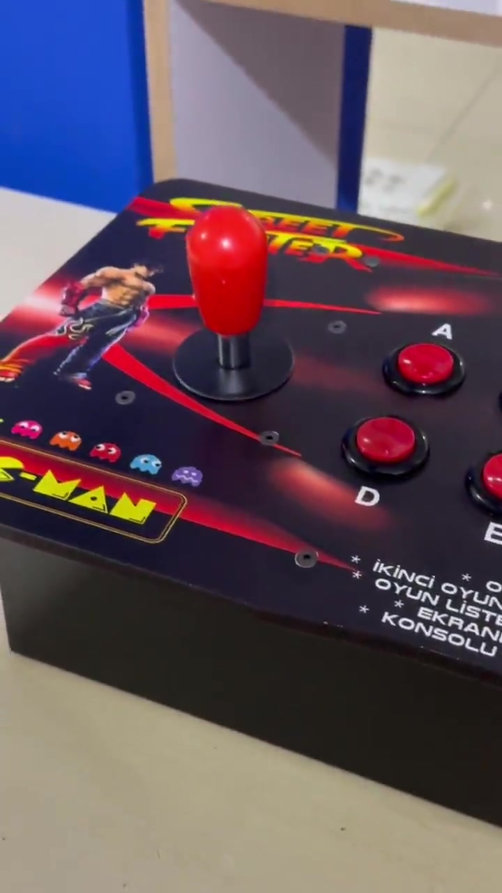 Tv'ye Bağlanan Masaüstü Nostalji Çok Oyunlu Atari Makinası
