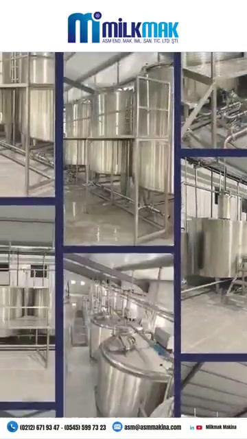 Platformlu Ayran İmalat Makinası