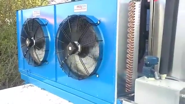 3000 Kg / Gün Tatlı Su Yaprak Buz Makinası