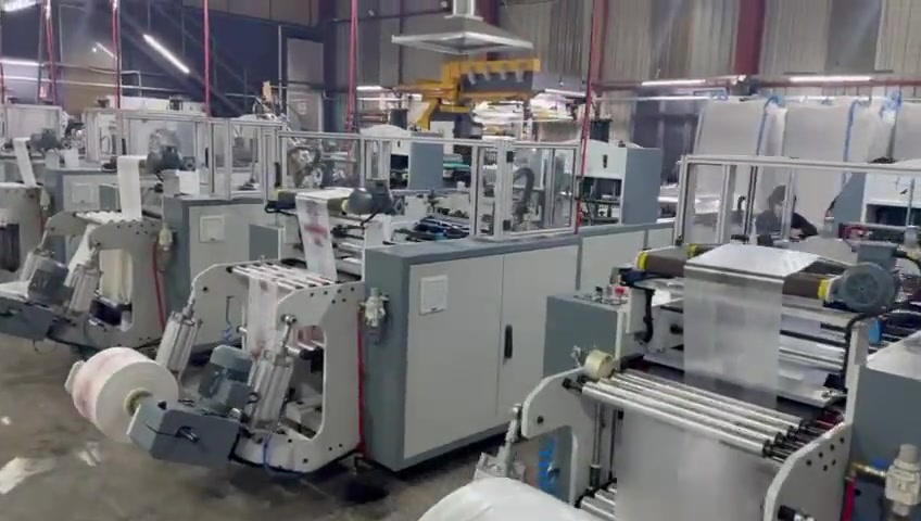 250 Vuruş / Dakika Atlet Poşet Kesim Makinesi