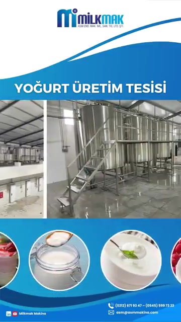 Süt Tozundan Ayran Ve Yoğurt Üretim Hattı