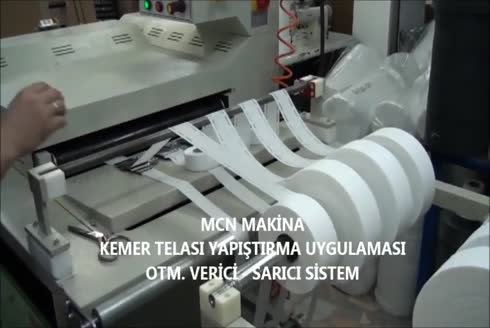 Kemer Telası Yapıştırma Makinası Mcn Makina