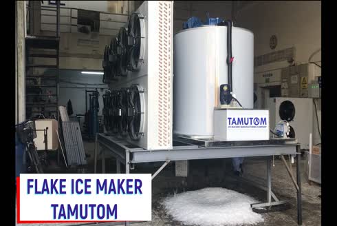 Machine à glace en flocons de 10 tonnes / jour