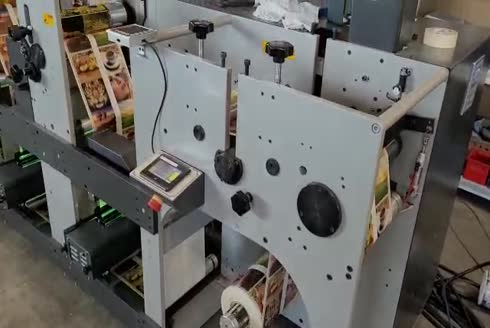 25-33 cm Flexo Etiket Baskı Makinası 