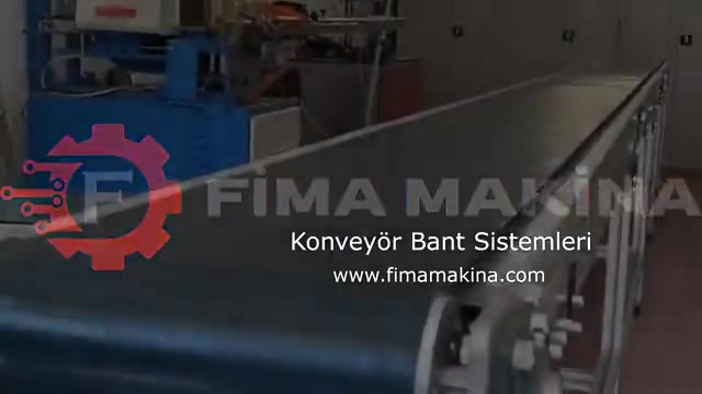 Üretim Fabrika Ve Taşıma PVC Bantlı Konveyör