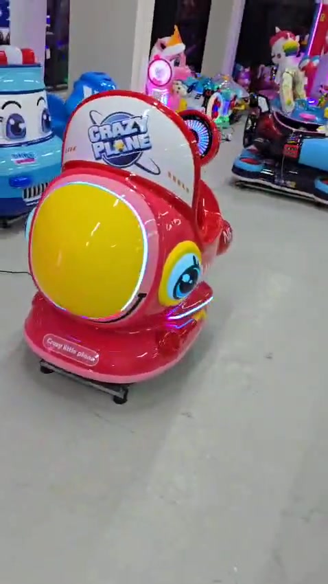 Crazy Plane İnteraktif Oyunlu Kiddie Rider