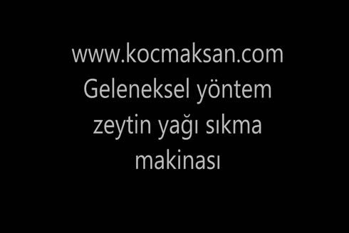 7,5 Kg/Saat Kapasiteli Soğuk Ve Kuru Sıkım Zeytinyağı Makinesi