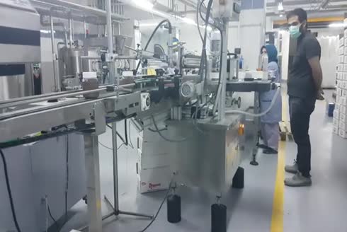 Otomatik Silindirik Etiket Yapıştırma Makinası