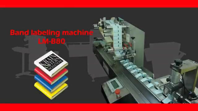 80 Adet / Dakika Bantlı Etiket Yapıştırma Makinası