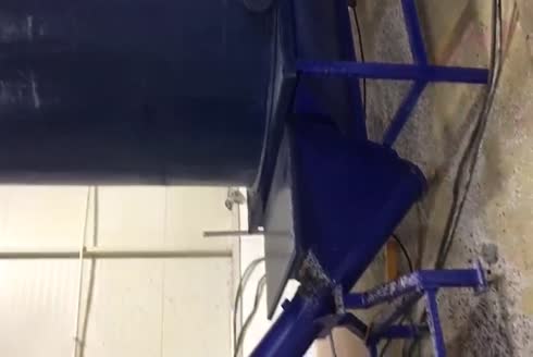 120 mm Vidalı Yan Beslemeli Granül Extruder
