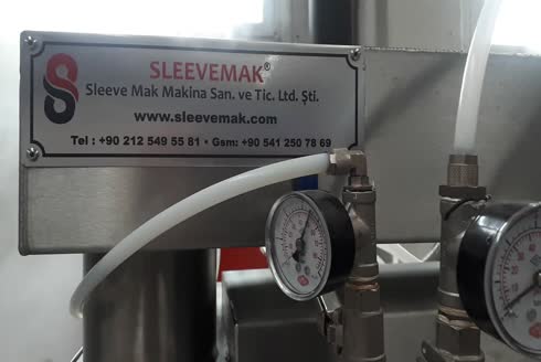 12 Nozullu Slevee Buhar Tüneli Makinası