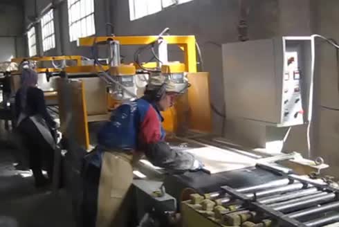 4 Kafalı Düz Sistem Otomatik Mermer Ebatlama Makinesi