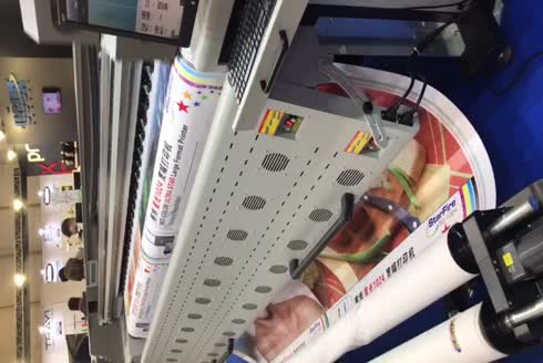 5 Metre Solvent Baskı Makinası